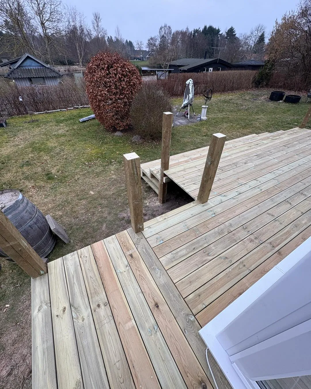 Træterrasser vi har bygget, Fjordlandets Tømrer & Byg