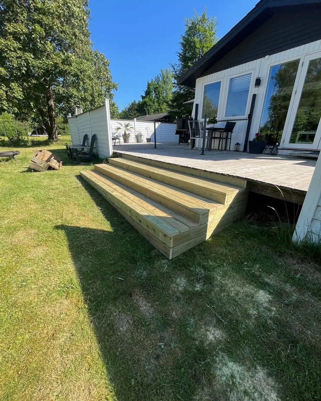 Træterrasser vi har bygget, Fjordlandets Tømrer & Byg